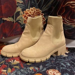 A new day/ Target brand beige heeled boots. Brand new. Size 7.5